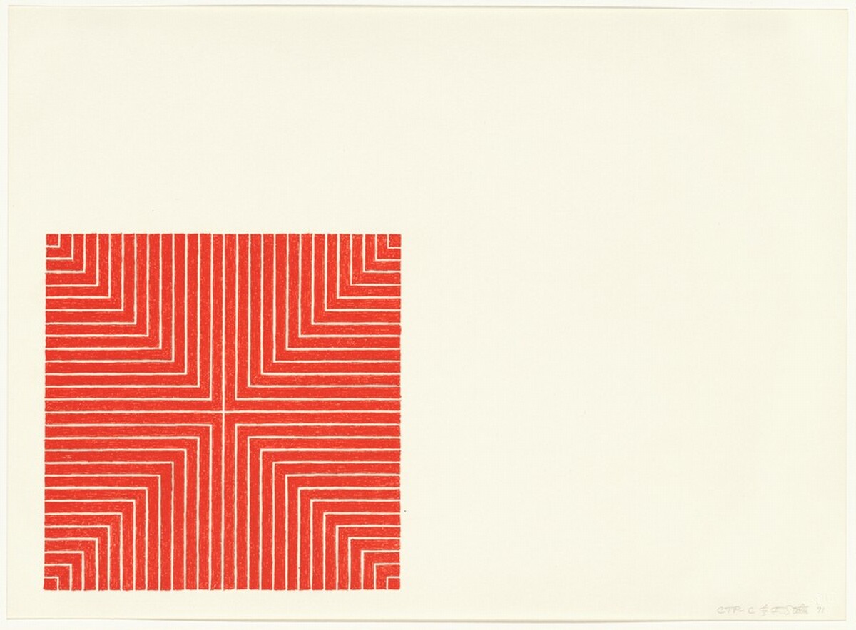Delaware Crossing [color trial proof] by Frank Stella