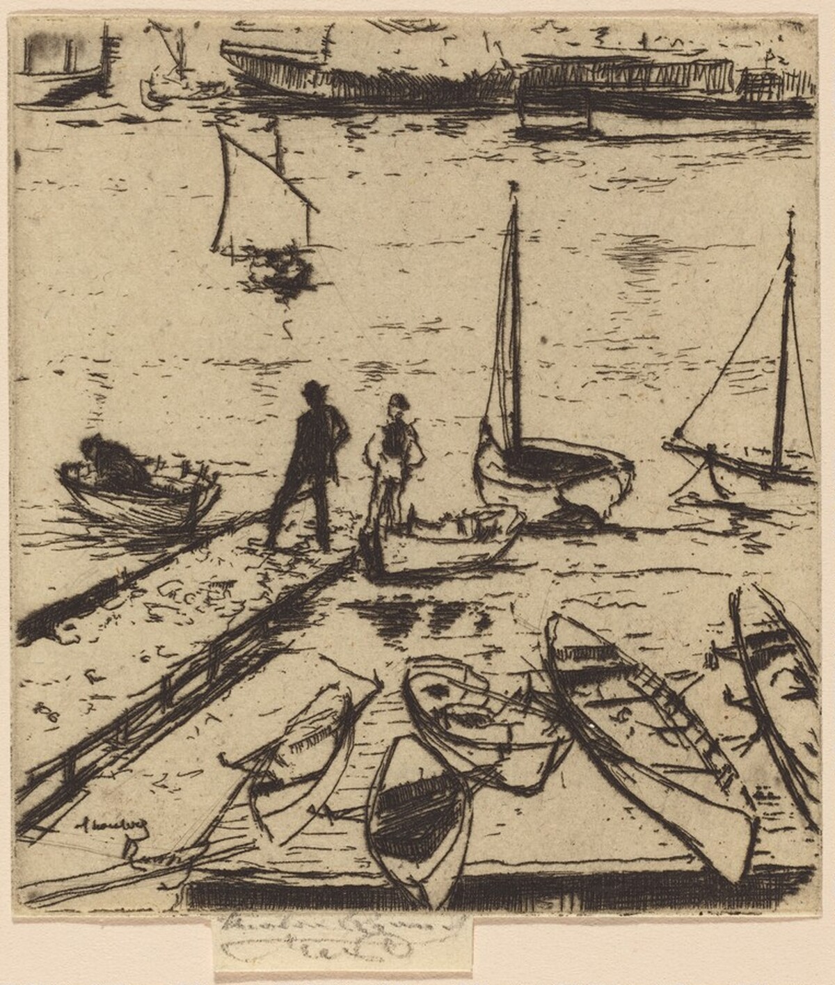 Pleasure Boats, Chelsea by Théodore Roussel