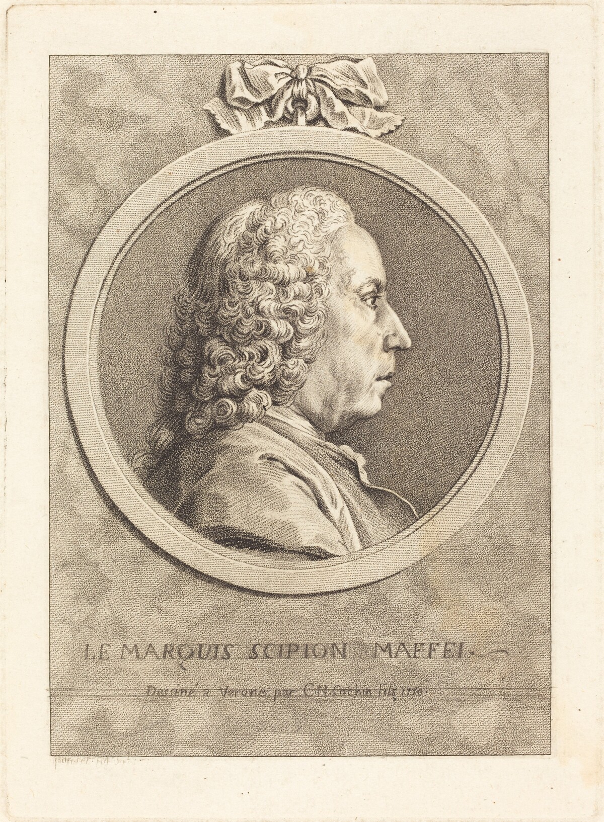 Le Marquis Scipion Maffei by Charles-Nicolas Cochin II
