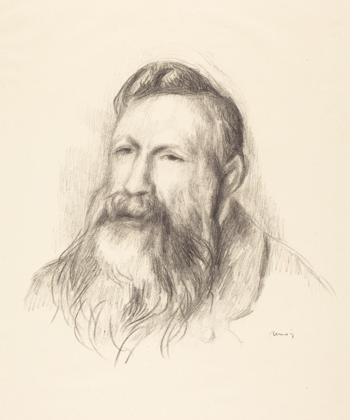 Auguste Rodin by Auguste Renoir