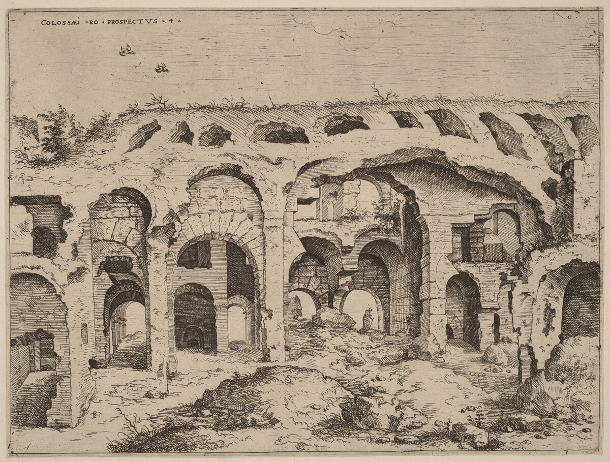 Fourth View of the Colosseum by Hieronymus Cock
