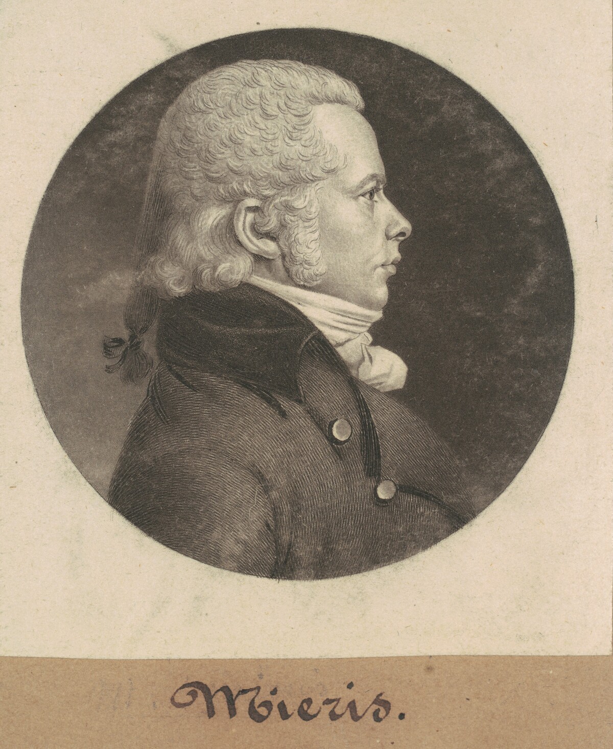 Mieris by Charles B. J. Févret de Saint-Mémin
