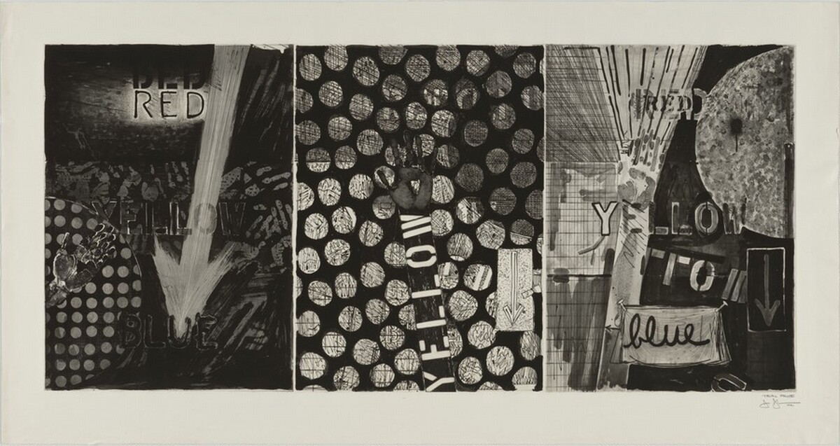 Untitled [trial proof] by Jasper Johns