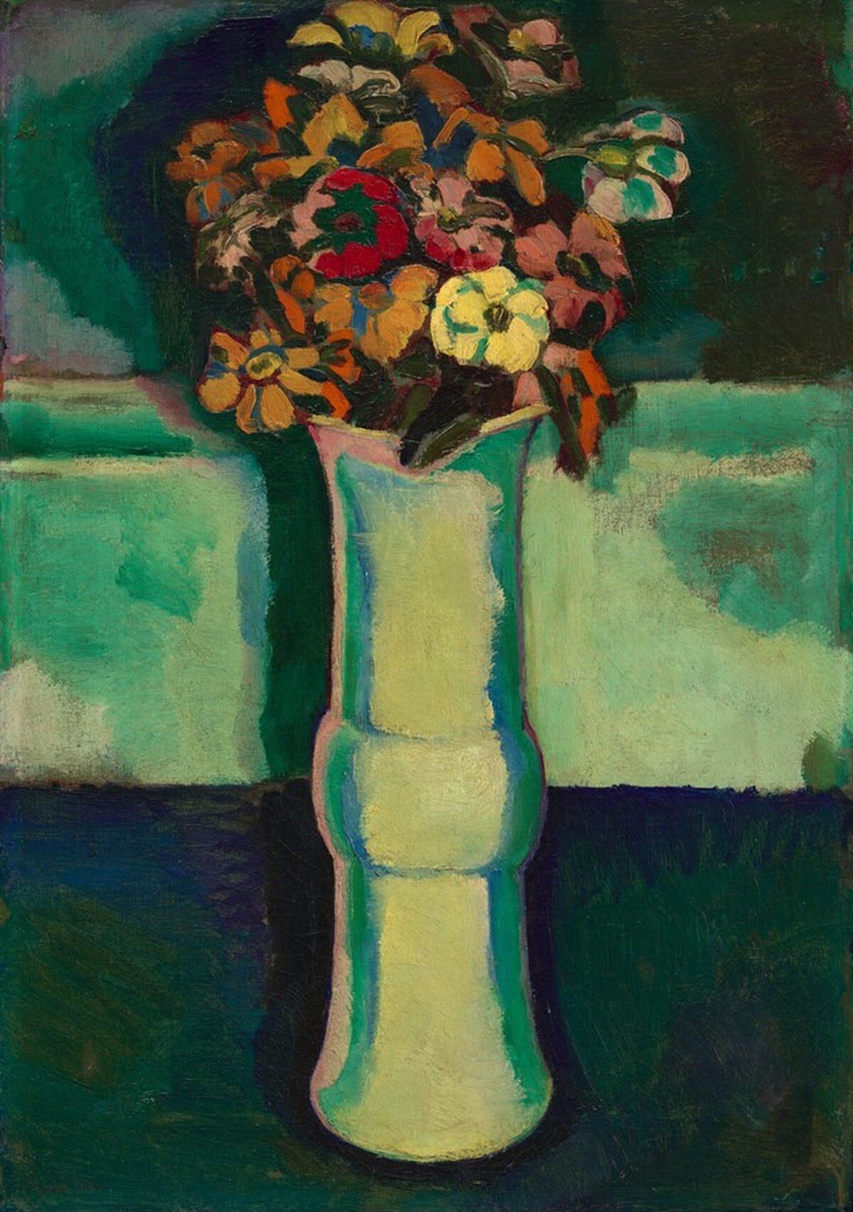 Dahlias and Asters by Charles Sheeler