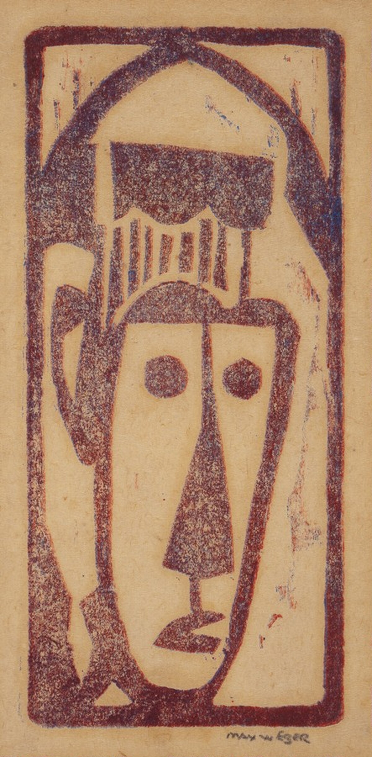 Mask by Max Weber