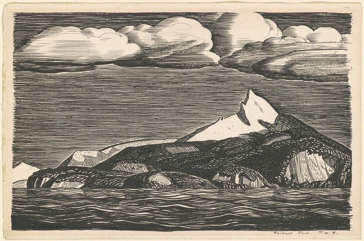 Mt. Seymour, Admiralty Sound by Rockwell Kent