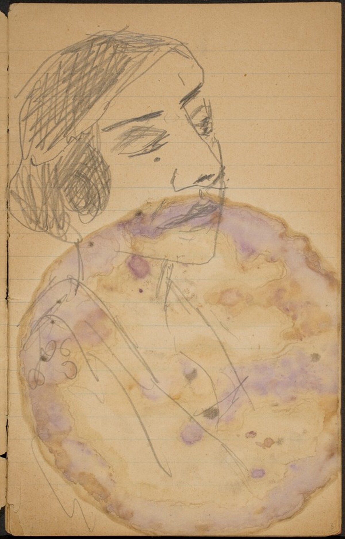 Weibliche Bildnistudie (Female Portrait) [p. 3] by Max Beckmann