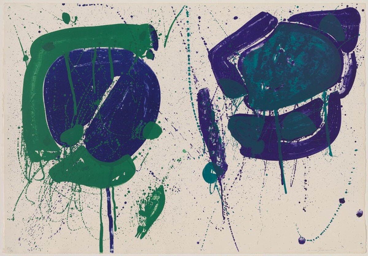 Blue-Green by Sam Francis