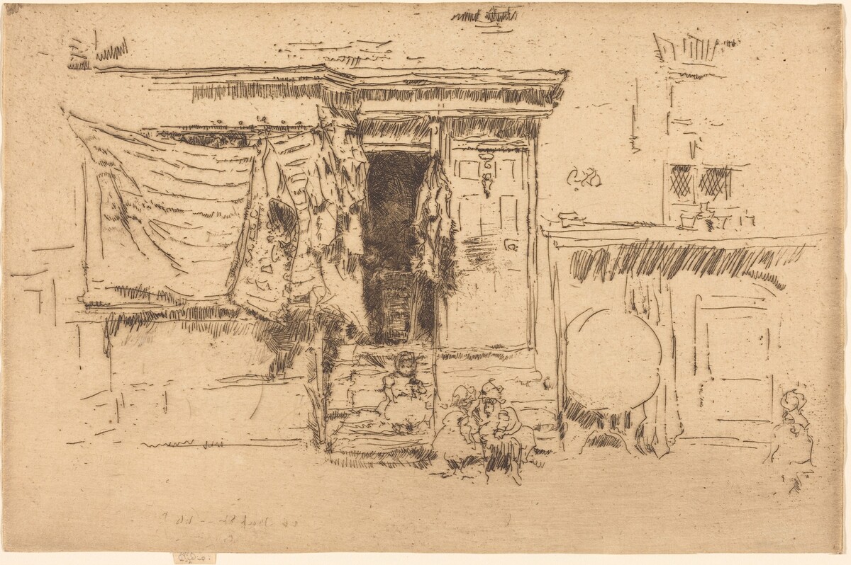 Rag-Shop, Milman's Row by James McNeill Whistler