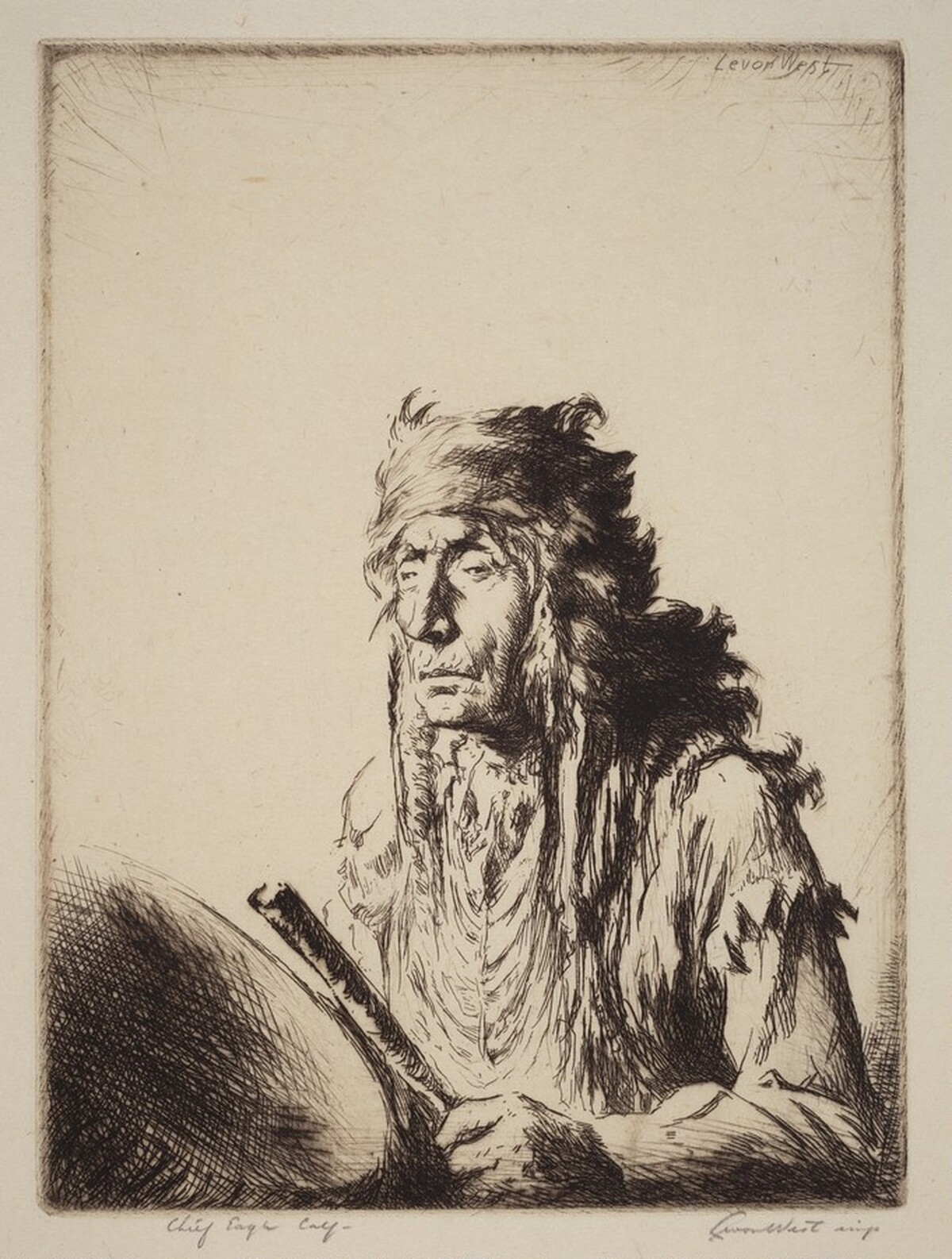 Chief Eagle Calf by Levon West