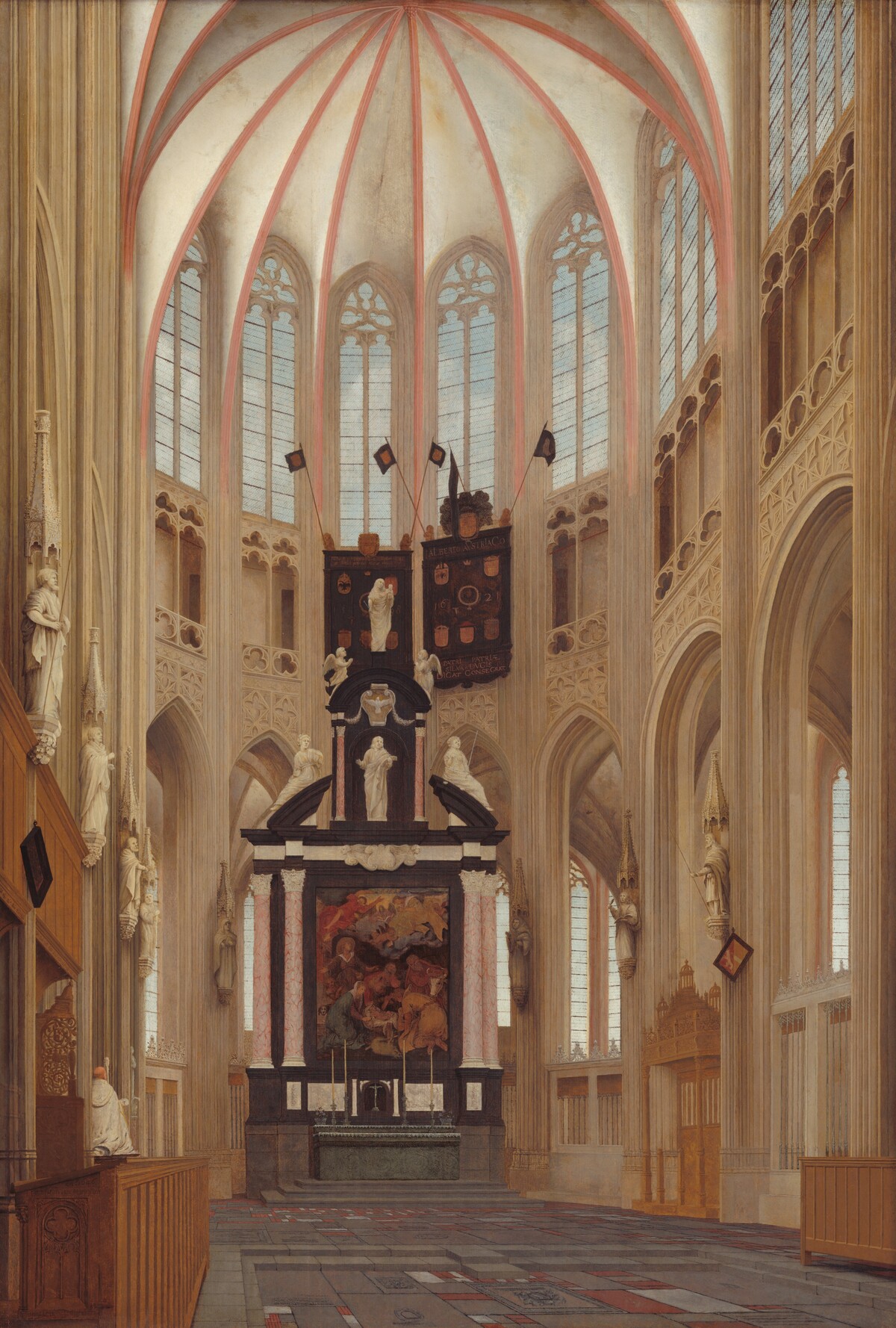 Cathedral of Saint John at 's-Hertogenbosch by Pieter Jansz Saenredam