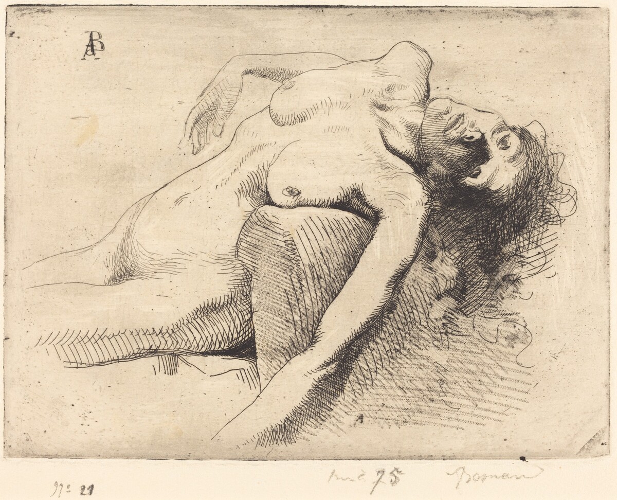 Dying Woman (La Mourante) by Albert Besnard