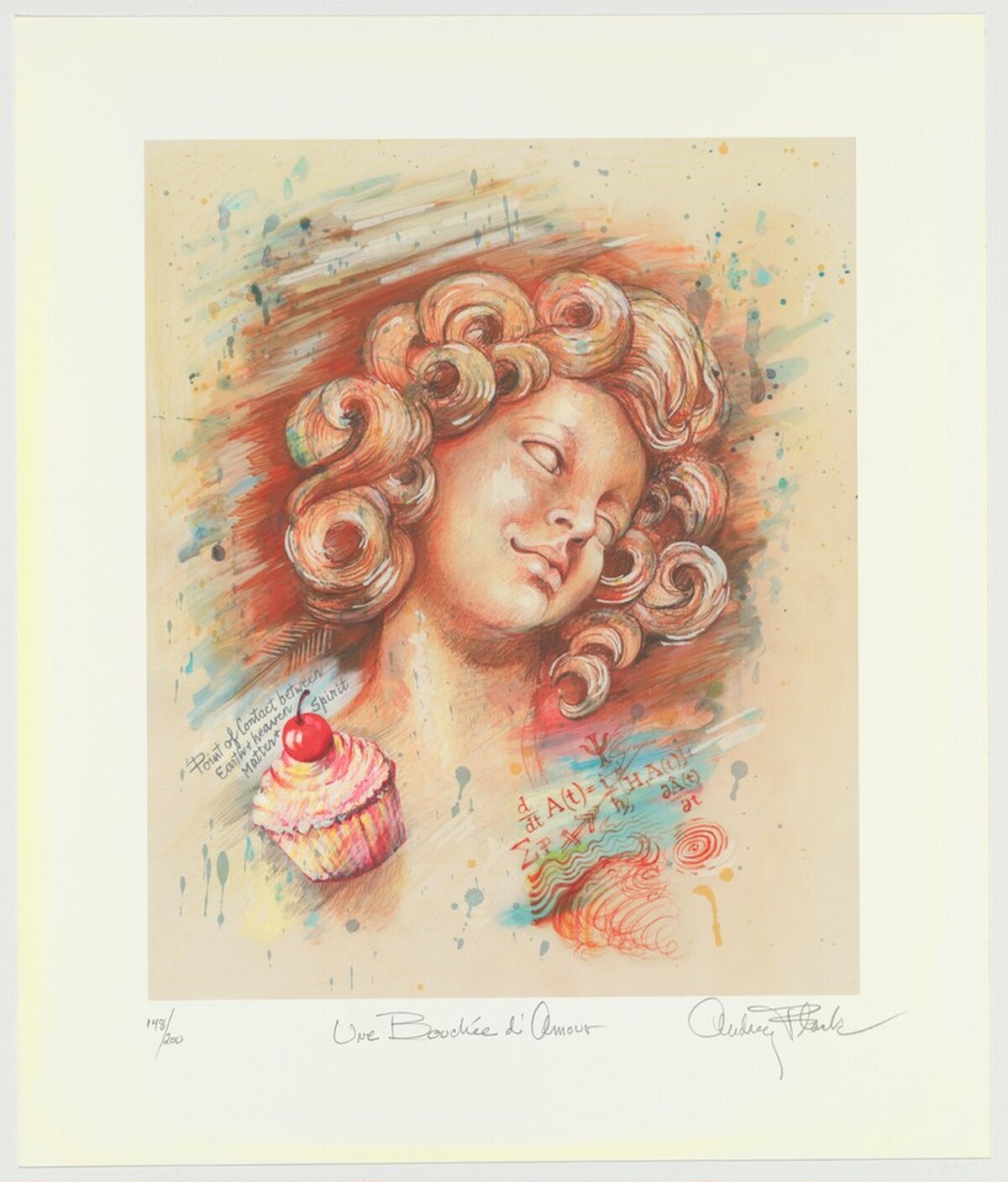 Une Bouchée d'Amour (A Mouthful of Love) by Audrey Flack