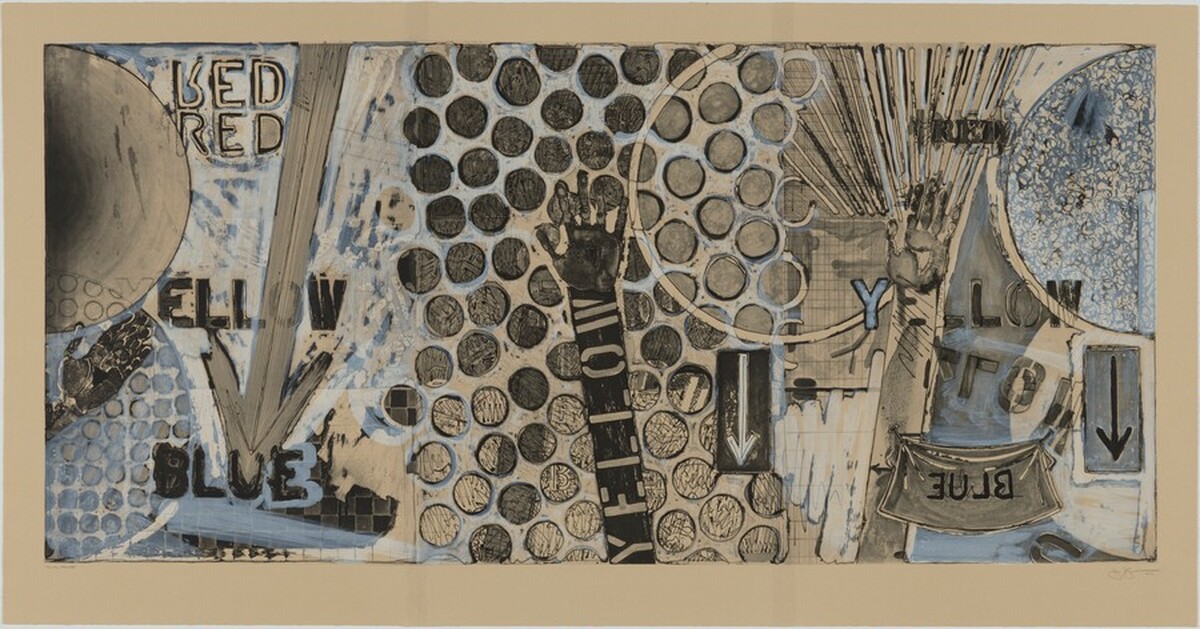 Untitled [trial proof] by Jasper Johns