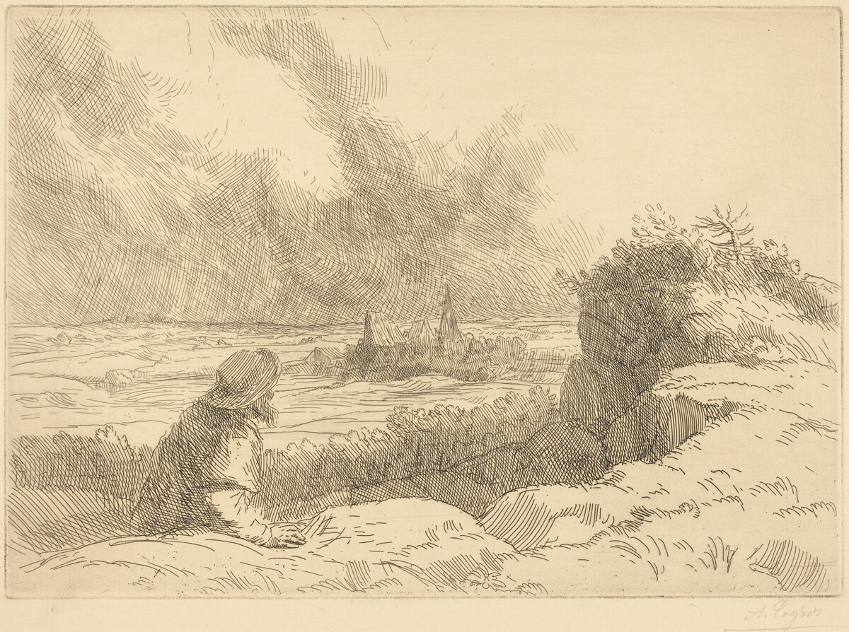 Landscape (Paysage) by Alphonse Legros