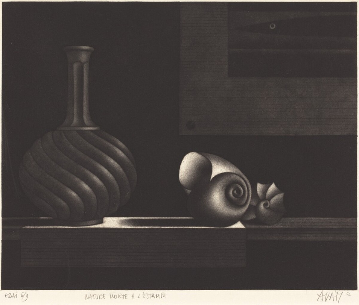 Nature morte à l'estampe (Still Life with Print) by Mario Avati