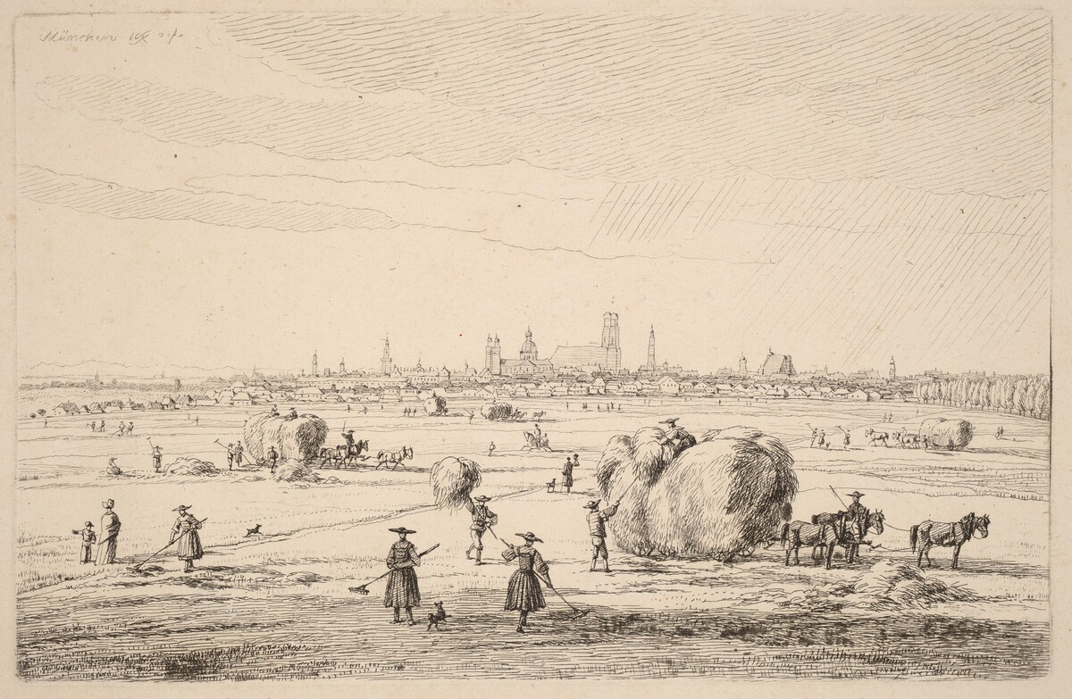München (Munich) by Wilhelm von Kobell