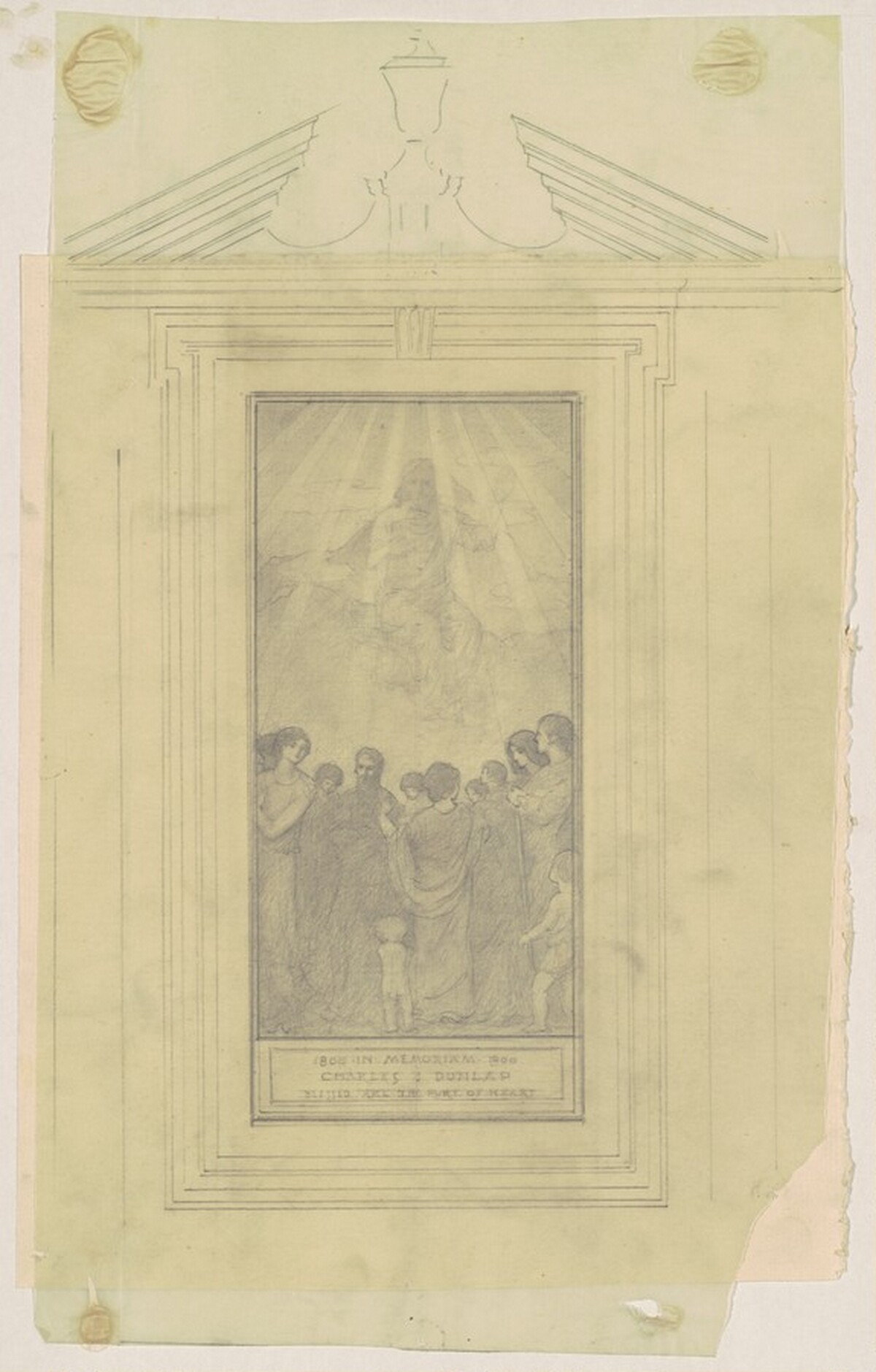 Studies for "The Sermon on the Mount" by Augustus Vincent Tack
