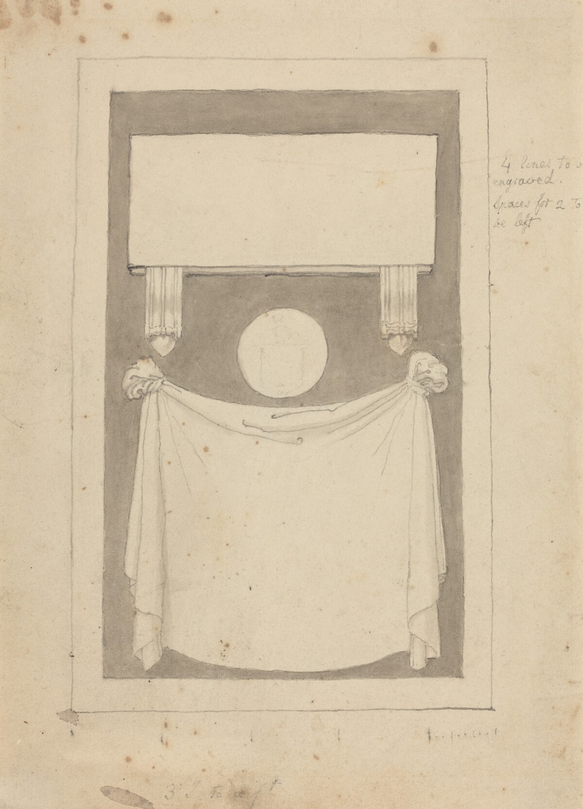 Three Inscription Fields by John Flaxman