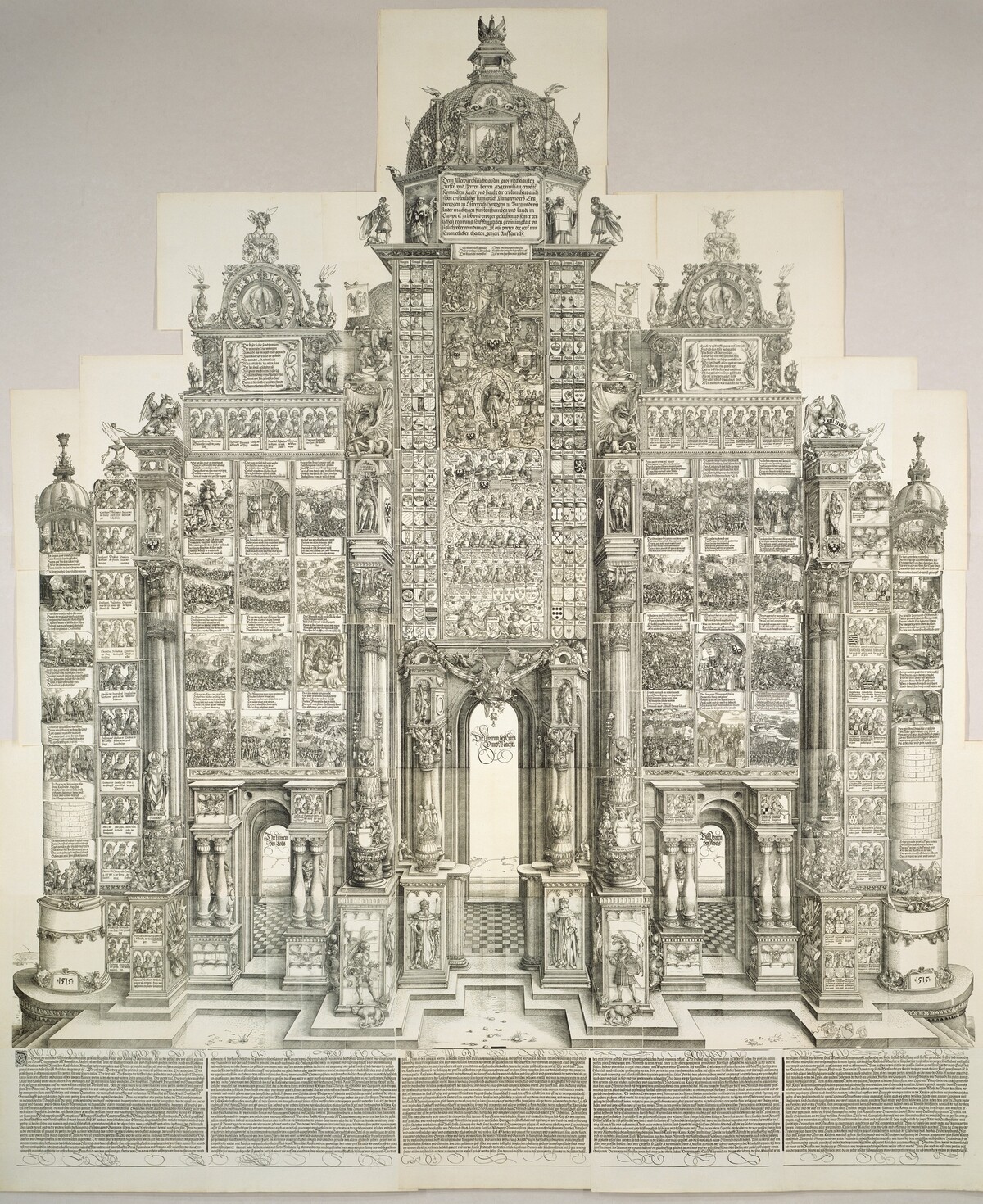 The Triumphal Arch of Maximilian by Albrecht Dürer