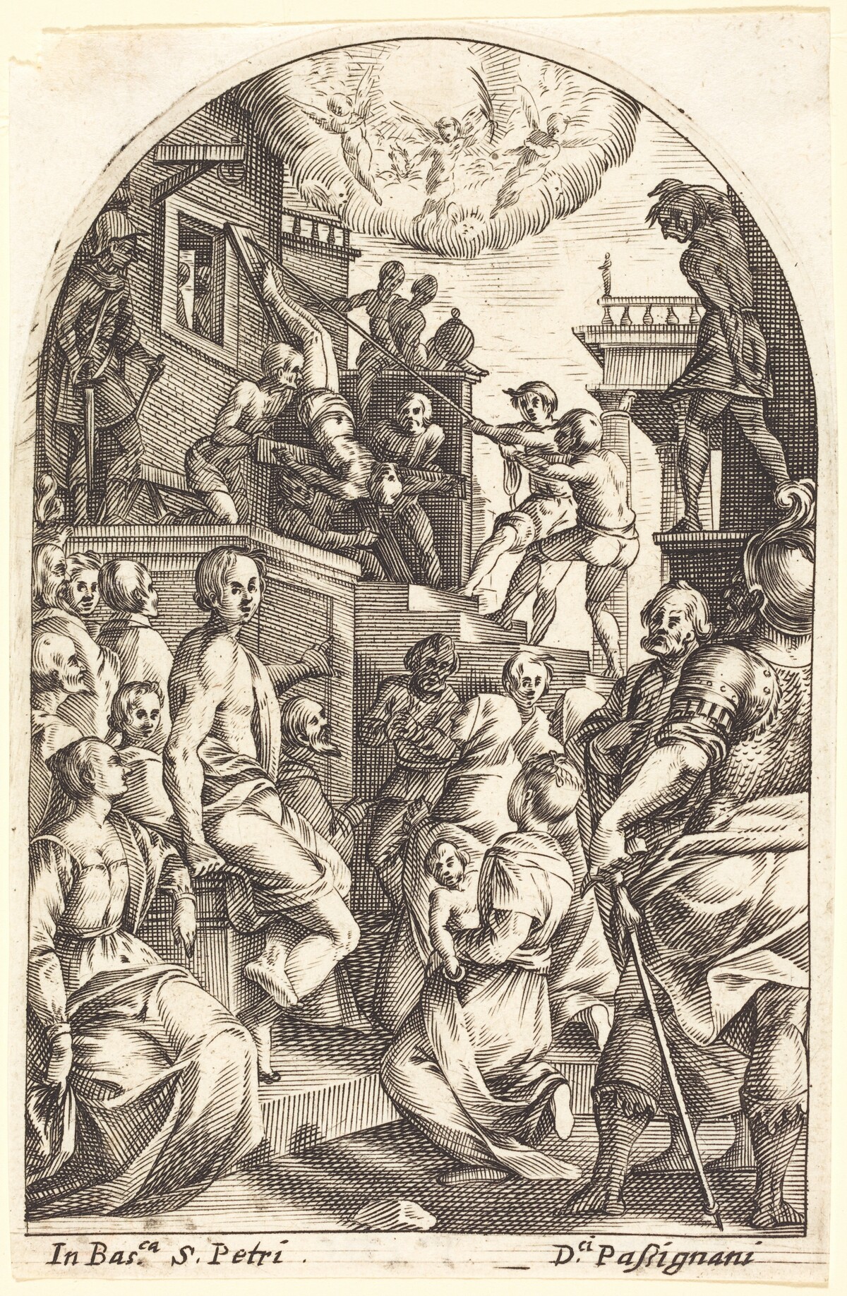 The Martyrdom of Saint Peter by Jacques Callot