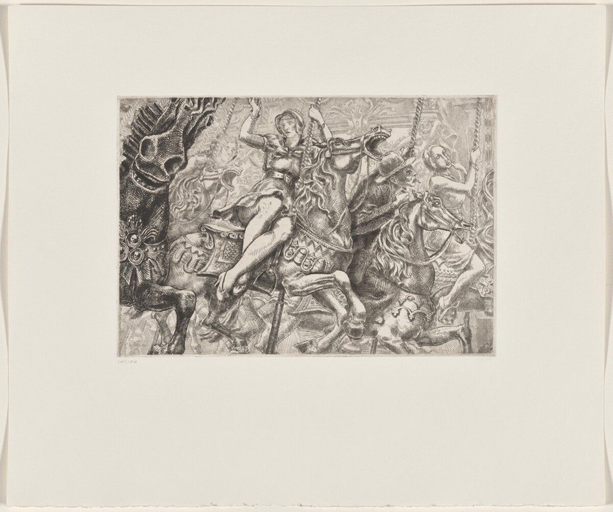 Merry-Go-Round by Reginald Marsh