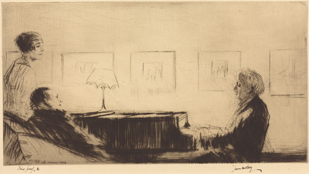 The Pianist by James McBey