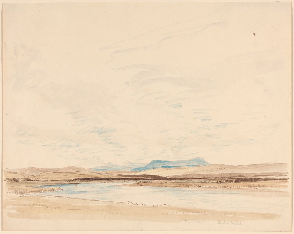 Floods in Menteith by David Young Cameron