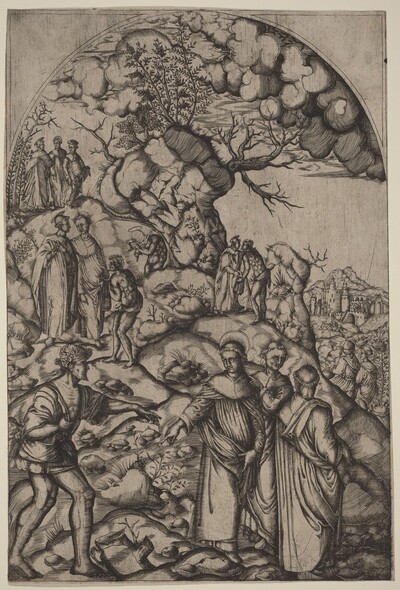 Saint Filippo Benizzi Healing a Beggar