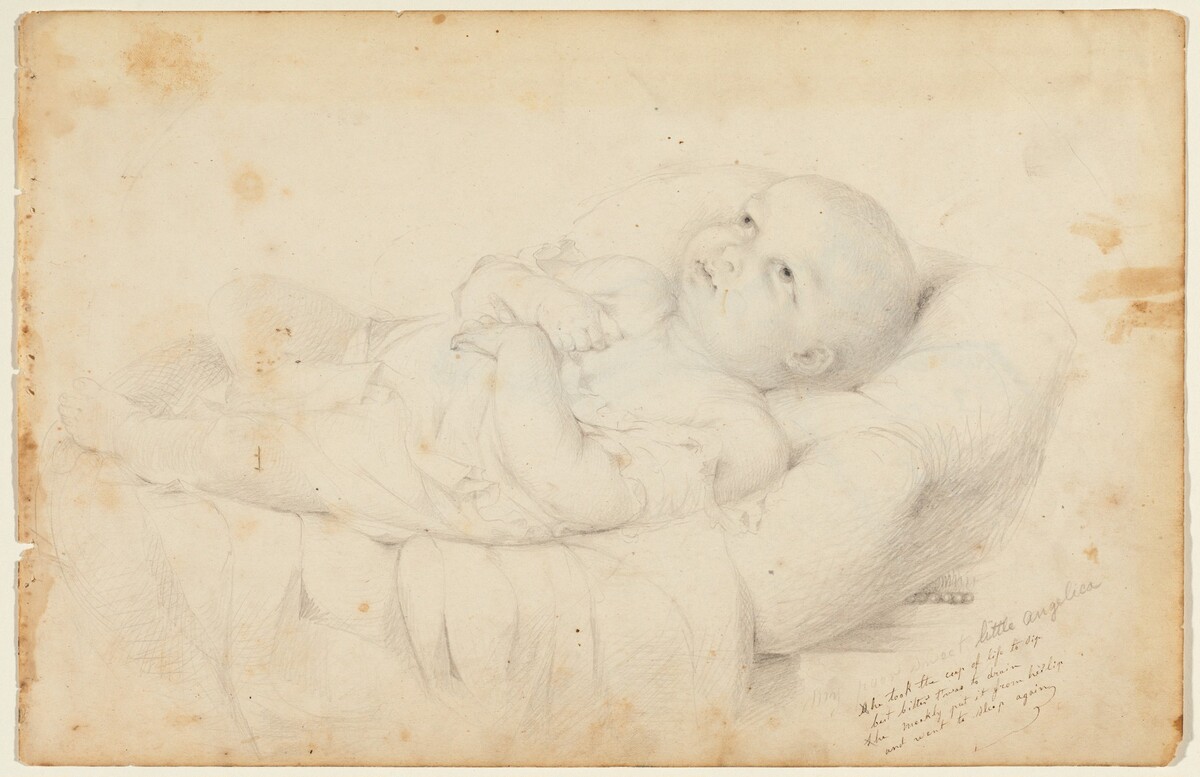 My Poor Sweet Little Angelica by Lilly Martin Spencer