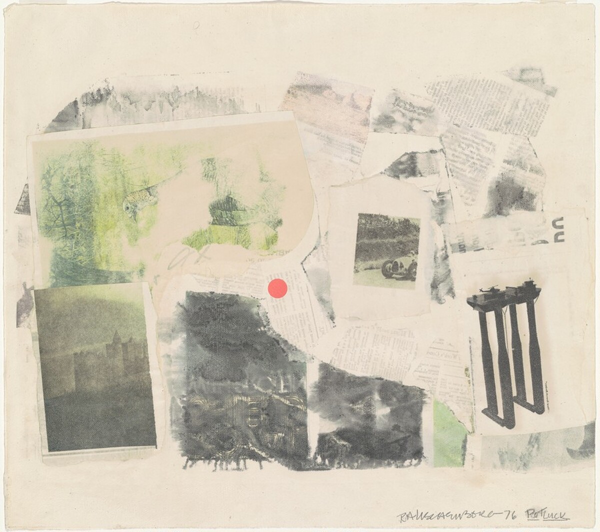 Pot Luck by Robert Rauschenberg