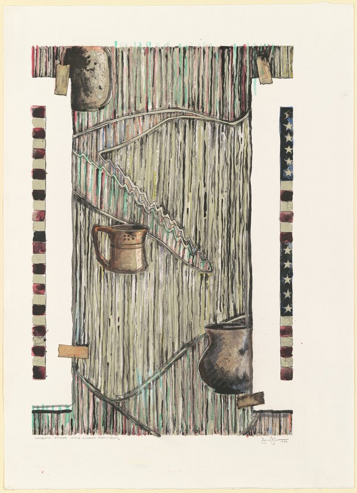 Ventriloquist [working proof] by Jasper Johns