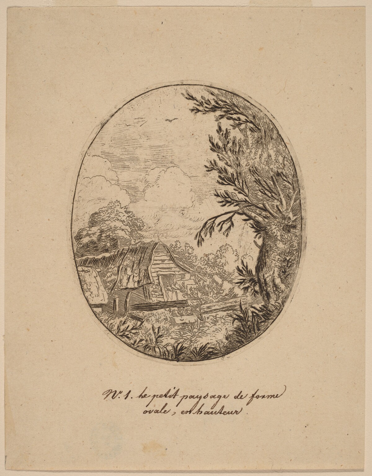 Hamlet between the Trees by Allart van Everdingen