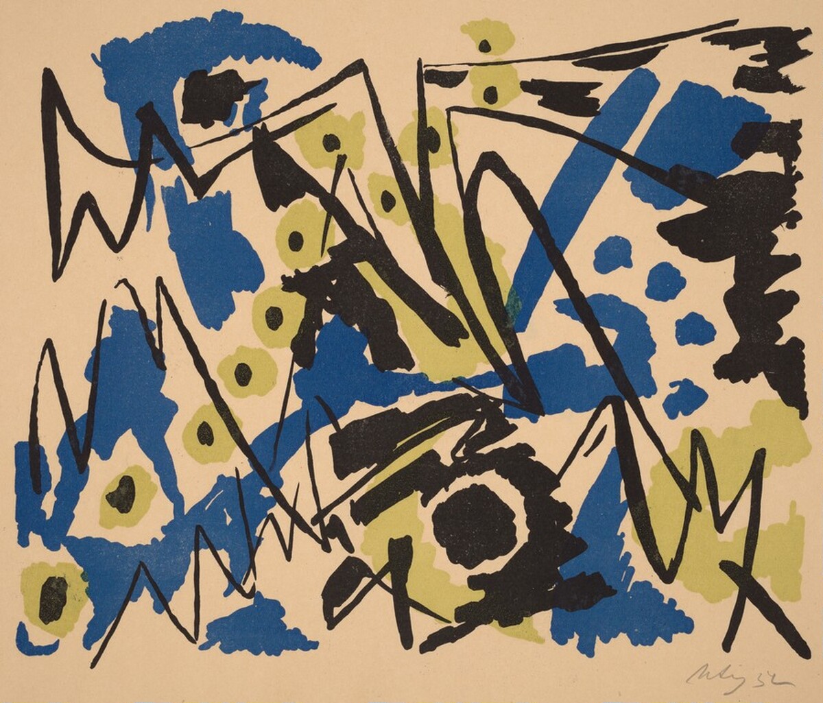Untitled by Ernst Wilhelm Nay