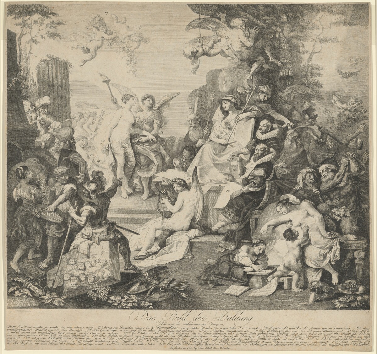 Das Bild der Düldung (Allegory of Tolerance) by Franz Anton Maulbertsch