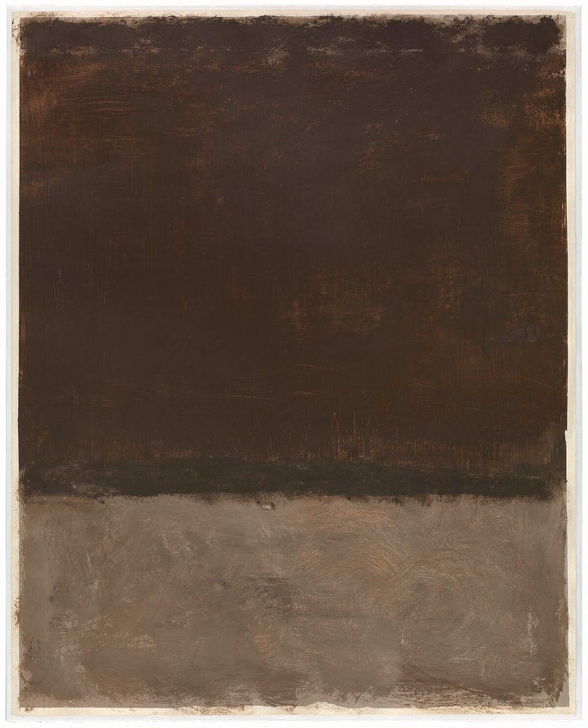 Untitled (Brown and gray) by Mark Rothko