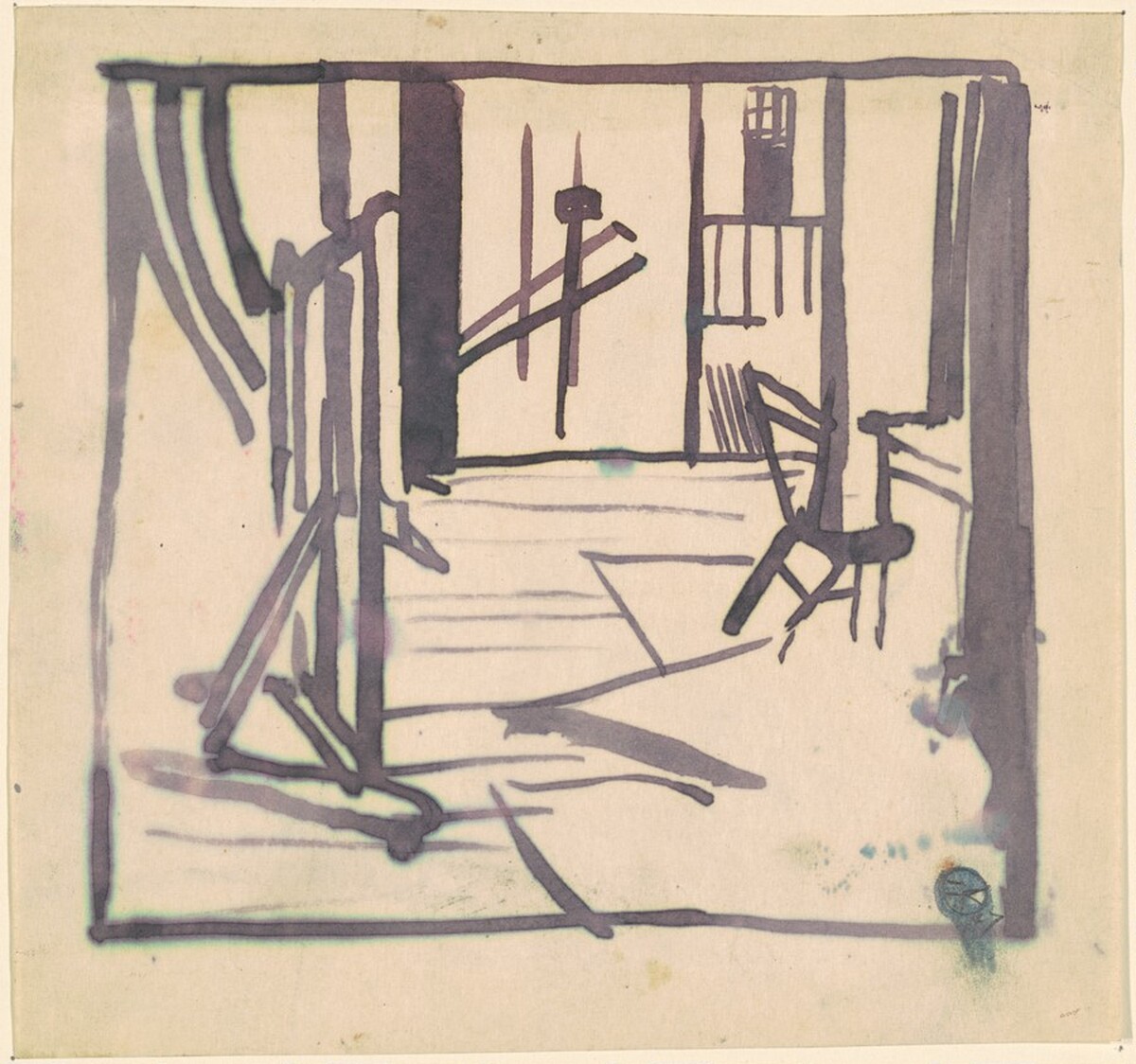 Studio Interior by Franz Kline