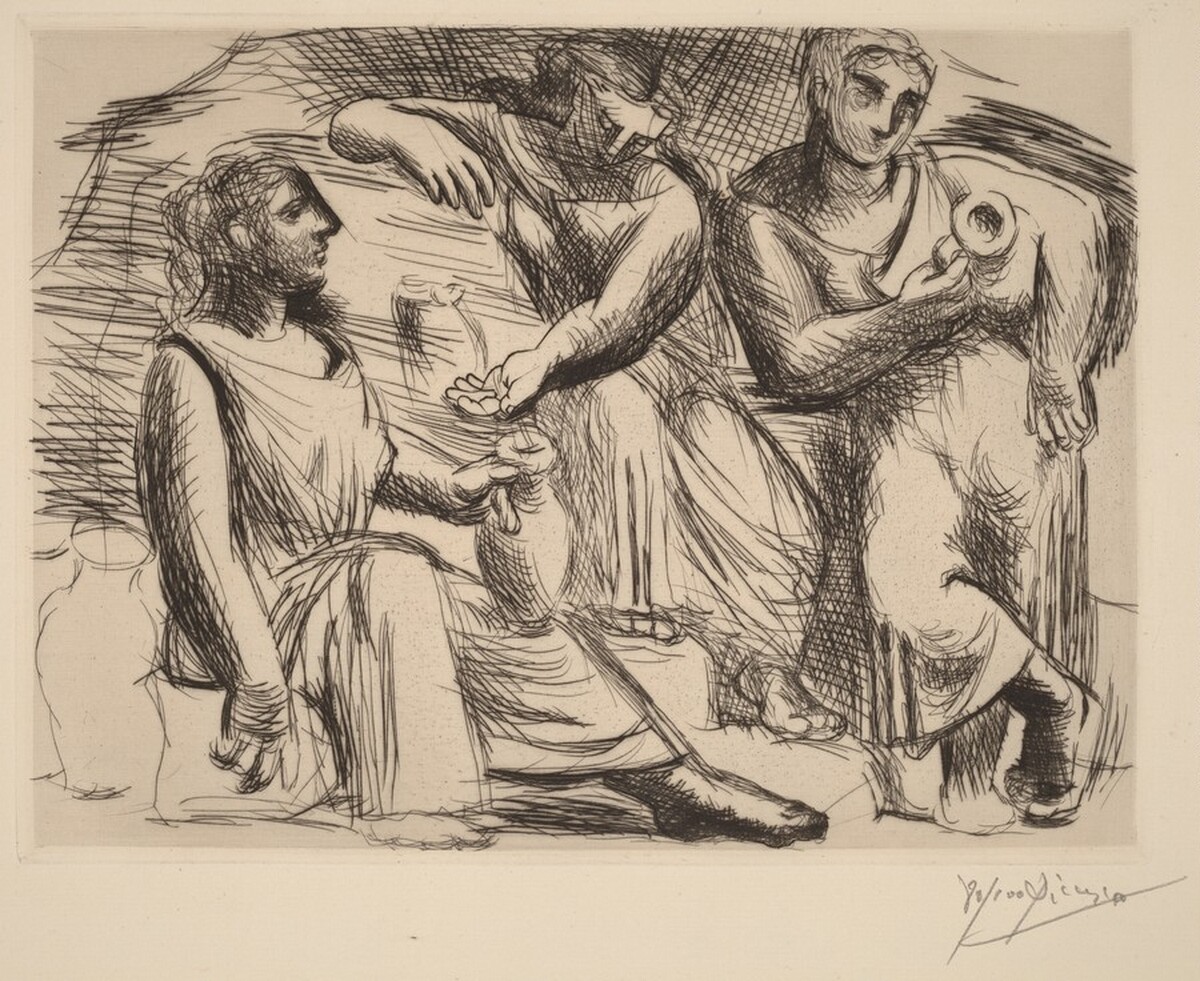 The Spring (La source) by Pablo Picasso