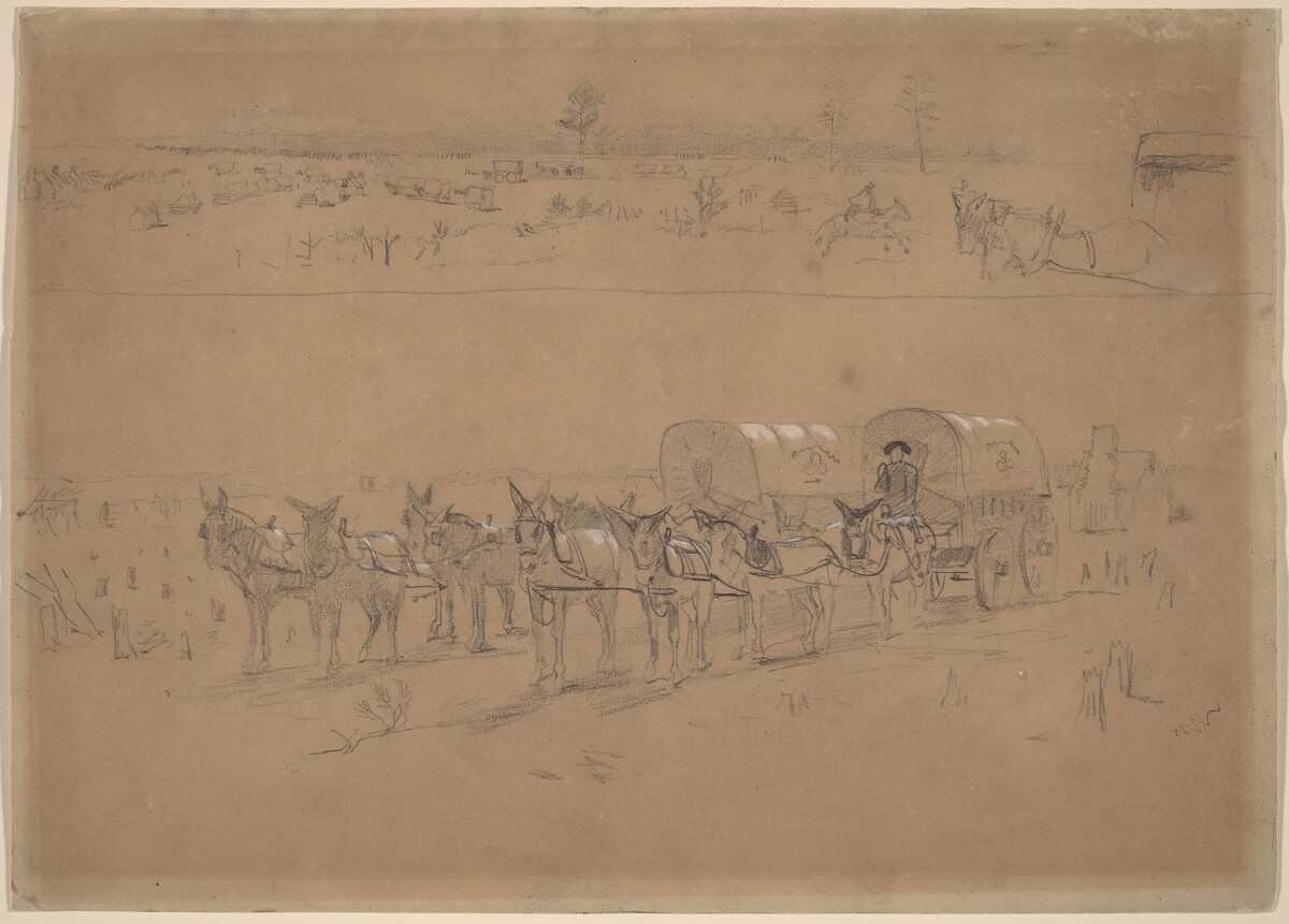 Supply Train by Winslow Homer