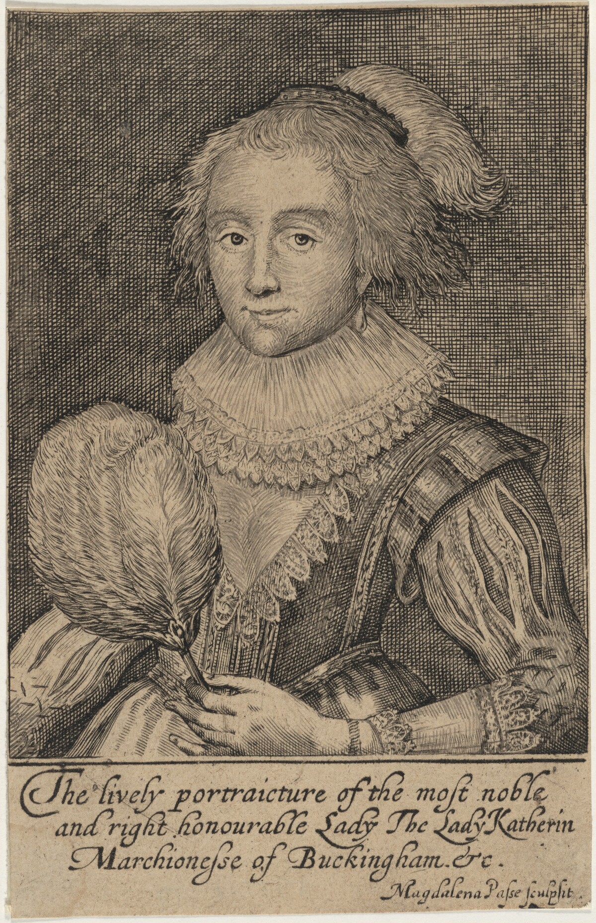 Catherine Manners, Duchess of Buckingham by Magdalena de Passe