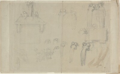 Sheet of Studies [recto and verso]