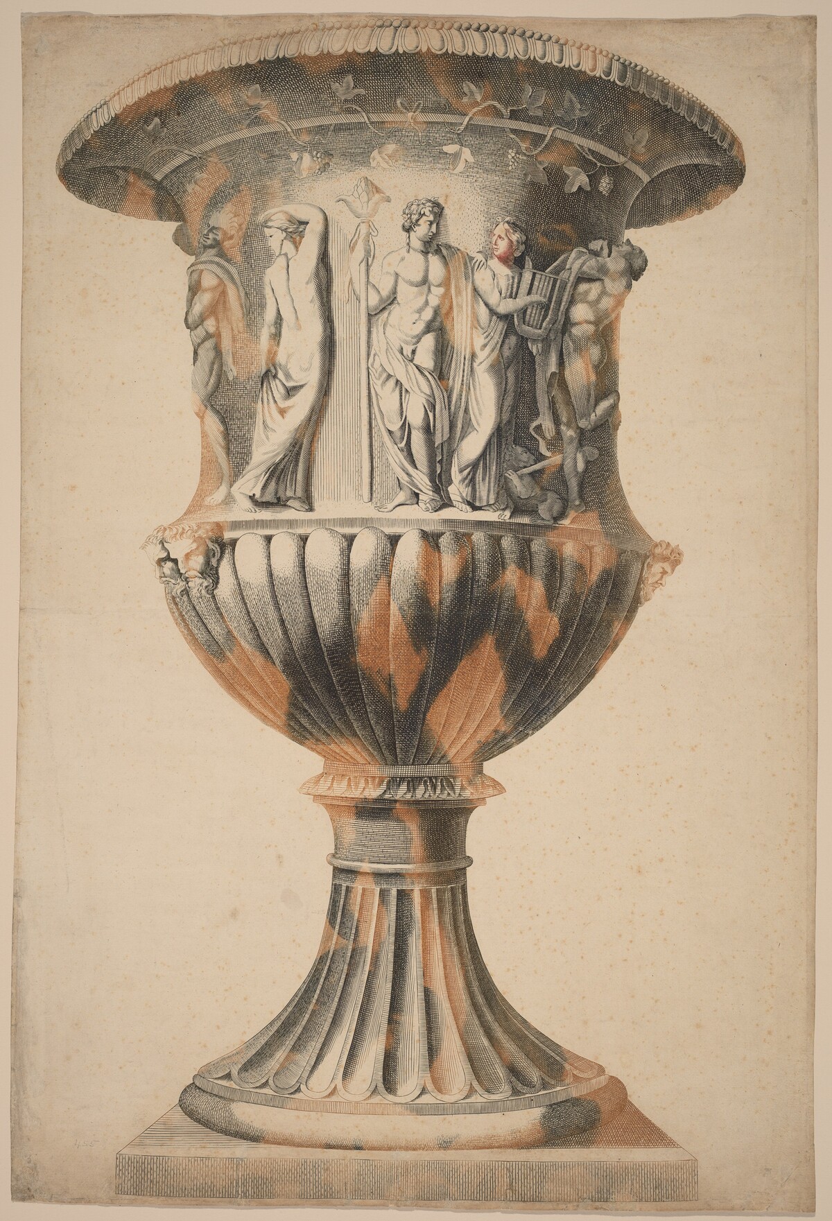 Borghese Vase by Workshop of Johann Teyler, after Charles Errard