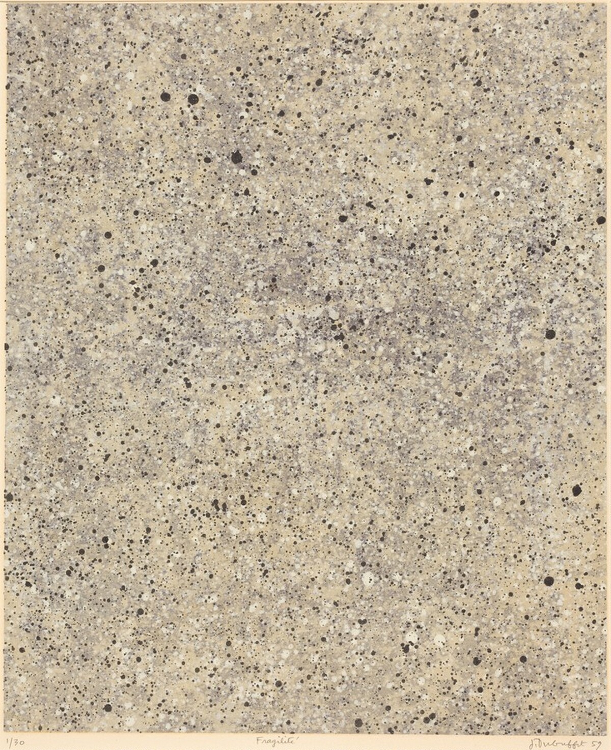 Fragilité by Jean Dubuffet