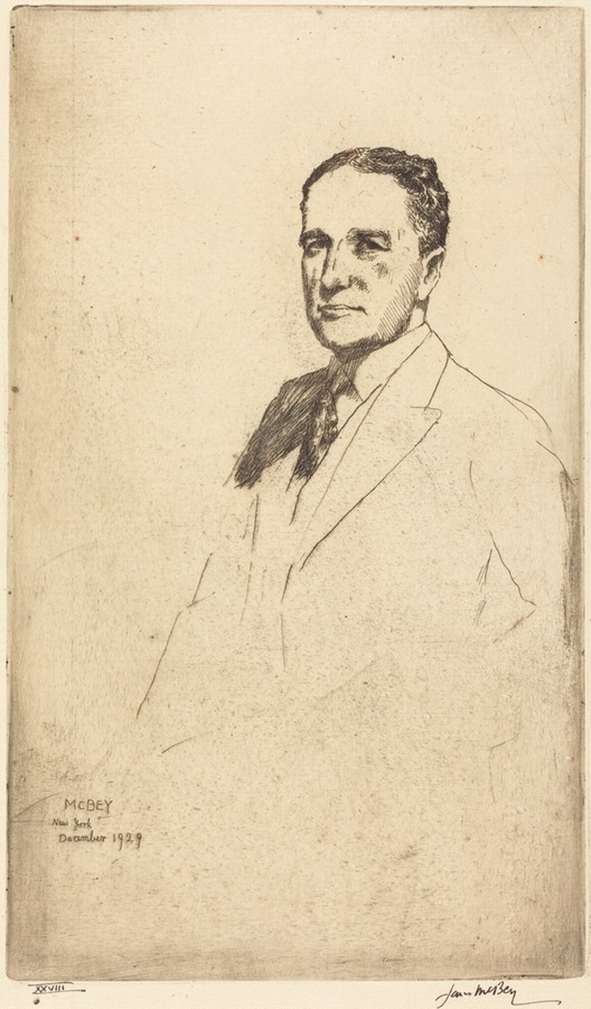 George W. Davison by James McBey