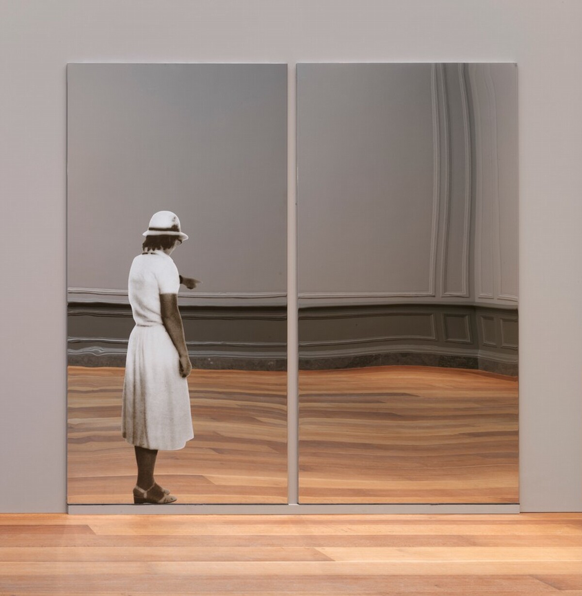 Donna che indica (Woman who points) by Michelangelo Pistoletto