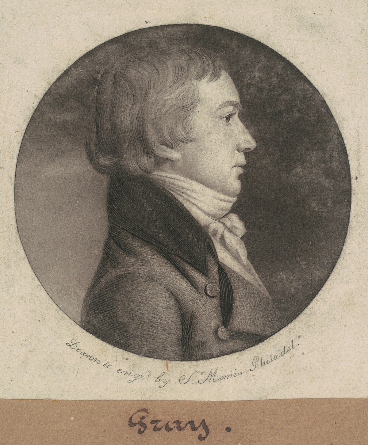 Gray by Charles B. J. Févret de Saint-Mémin