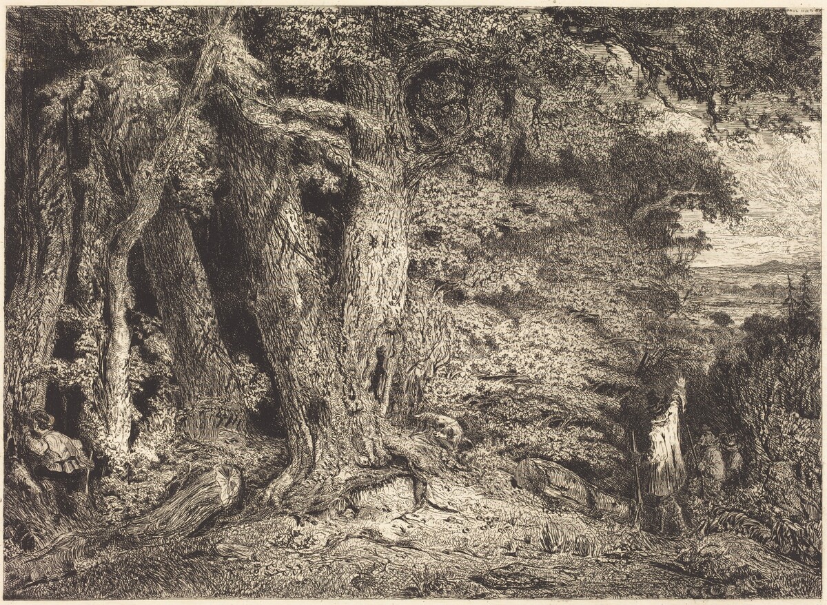 Entrance to the Forest by Paul Huet