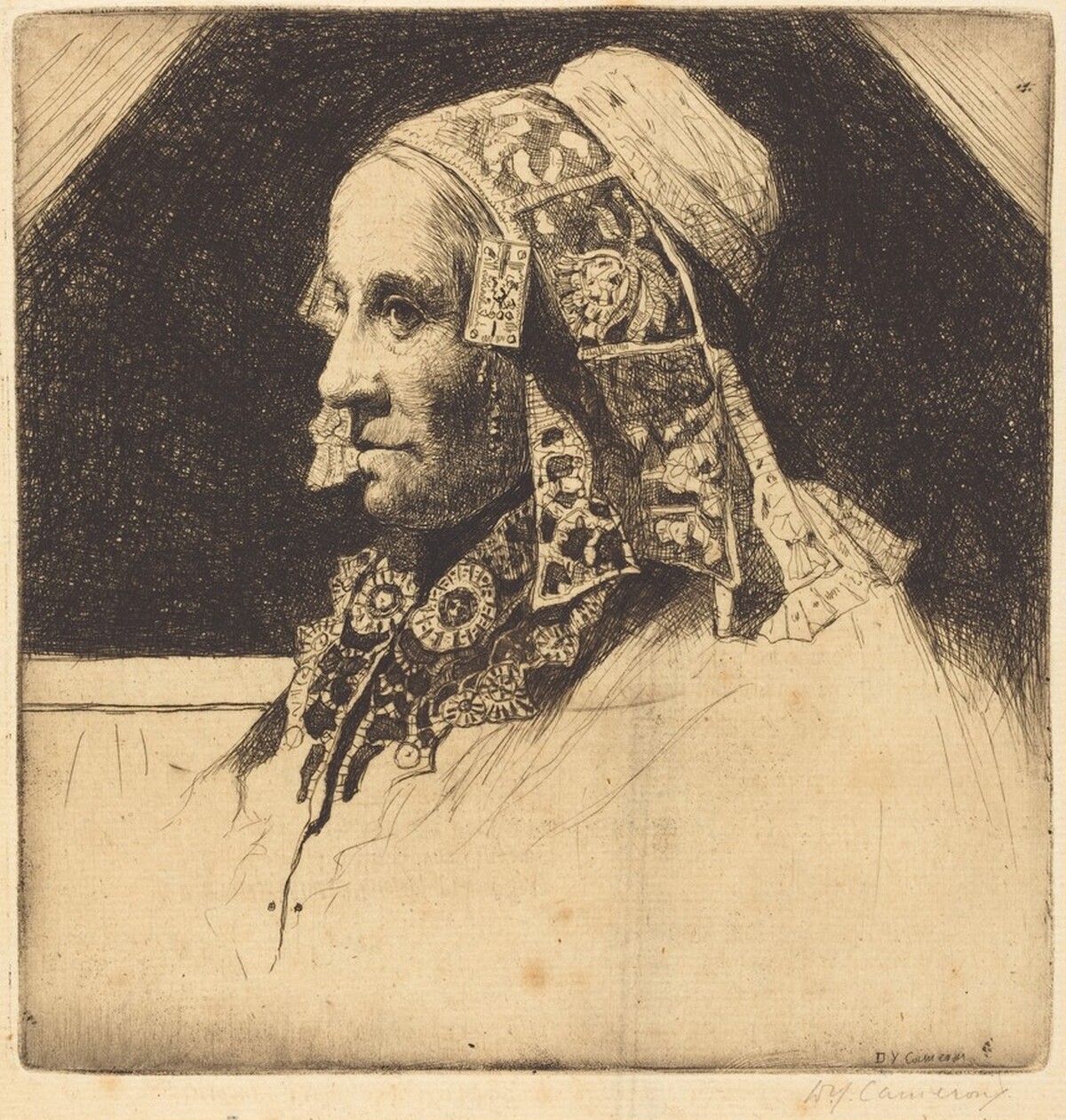 A Lady of Holland by David Young Cameron