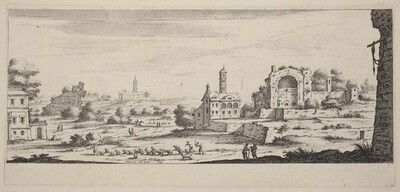 Veuë de temple de Soleil à Rome (View of the Sun Temple in Rome)