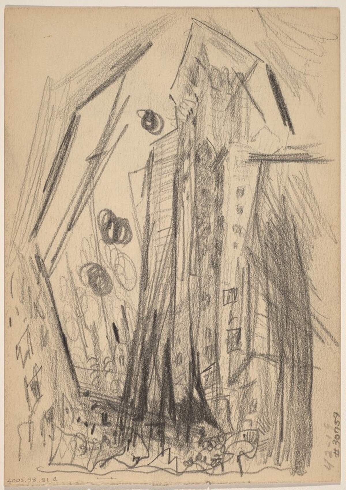 Untitled [New York City] [recto] by John Marin
